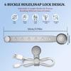 Magnetic Cable Ties Silicone Cable Straps Reusable Wrap Wire Holder Strap Wrap Organization for Kitchen Offices School Indoor