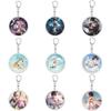 55MM Anime Love and Deepspace Keychain Xavier/Zayne/Rafayel/Sylus/Caleb/Noah Key Chain Acrylic Model Plate Christmas Gifts