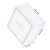 12Pcs Clear Favor Boxes Candy Boxes Packaging Party Wedding Transparent Plastic Treat Box Bridal Shower Crisp Packaging Box