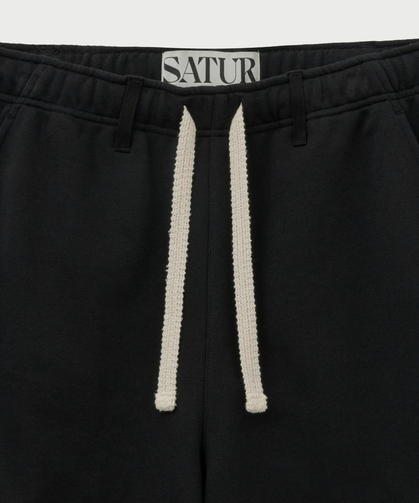 Seteo Cargo Wide Sweatpants Black