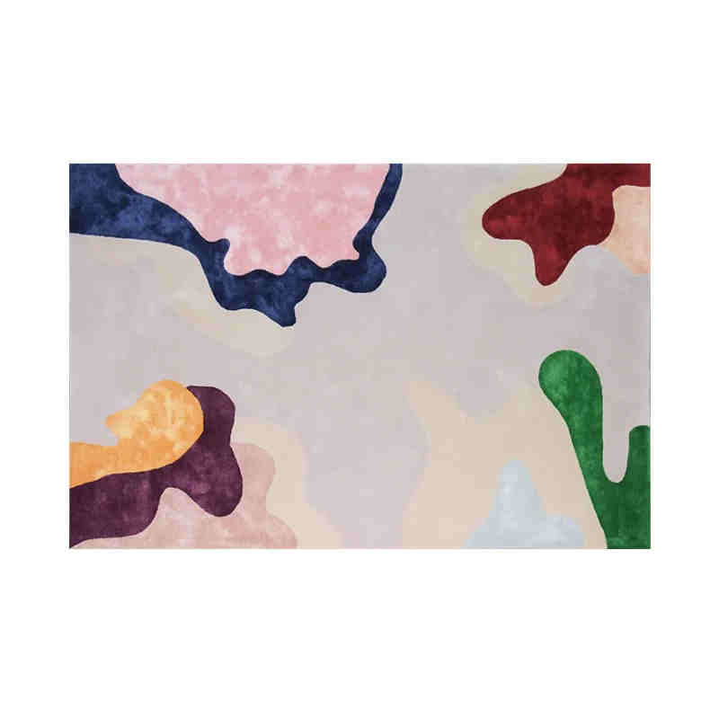 Modern Abstraction Carpets for Living Room Nordic Decor Home Decoration Bedside Rugs Non Slip Sofa Coffee Table Porch Floor Mat