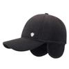 Winter Men's Velvet Thick Baseball Cap for Middle-Aged and Elderly Outdoor Ear Protection Cap Warm Cotton Cap