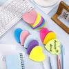 240 Sheets Colorful Heart Shape Notepads 8 Color Fluorescent Adhesive Note Reminder On Journal Notebook Planner Fridge