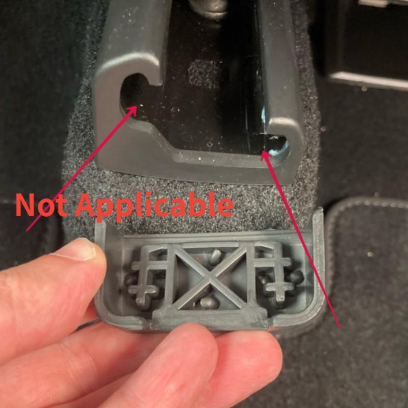 For Tesla Model 3 Model Y 2023 2022 2011 Rear Seat Slide Rail Soft Rubber Plug Protection Car Interior Function Accessories