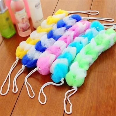 New Fashion Exfoliating Loofah Back Strap Bath Shower Body Scrubber Brush Sponge