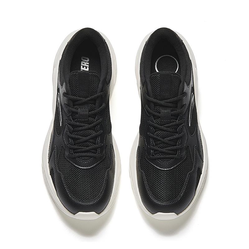 Anta Millennial Generation Slip Resistant, Abrasion Resistant, Breathable Low Top Casual Shoes Men's Black White 912538826-5