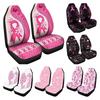 Breast Cancer Awareness Unique Pattern Car Seat Covers Set Of 2 Automotive Seat Covers Set One Size For Women Seat Cushion