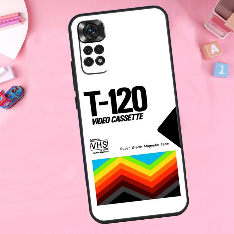 Retro VHS Tape For Xiaomi Redmi Note 14 10 11 12 13 15 Pro Plus Phone Case For Redmi 15 15C 14C 12C 10C 13C