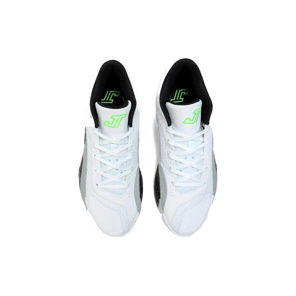 Adidași Bărbați Air Jordan Tatum 2 PF Neon Alb Negru Gri Lup FJ6458-100