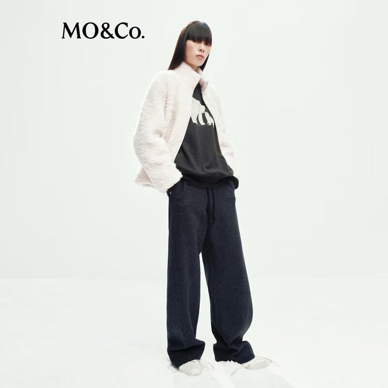 MO&Co. Women's Thick Fleece High-Neck Jacket