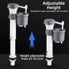 Water Saving Toilet Inlet Valve Adjustable Height 23 32 5cm with Anti Siphoning Valve and Telescopic Design for Standard Tanks