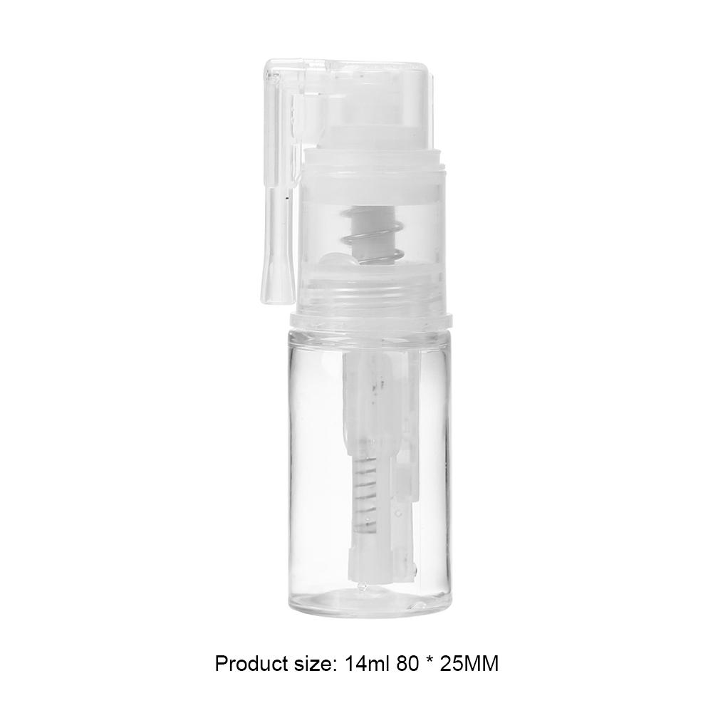14/35ML Powder Spray Bottle Travel Spray Bottle Container Multi-Purpose Craft Glitter Spray Bottle Empty Clear Spray Bottle