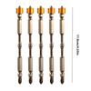 10/1PCS PH2 Magnetic Screwdriver Bits Phillips Hexagonal Shank with Magnet Rings for Electric Screwdriver Plasterboard Drywall
