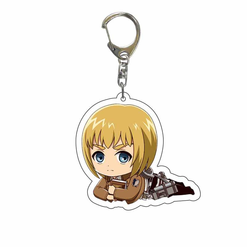 

Подвеска-брелок из акрила в стиле аниме «Атака титанов» — креативный подарок в виде ювелирного украшения 55mm