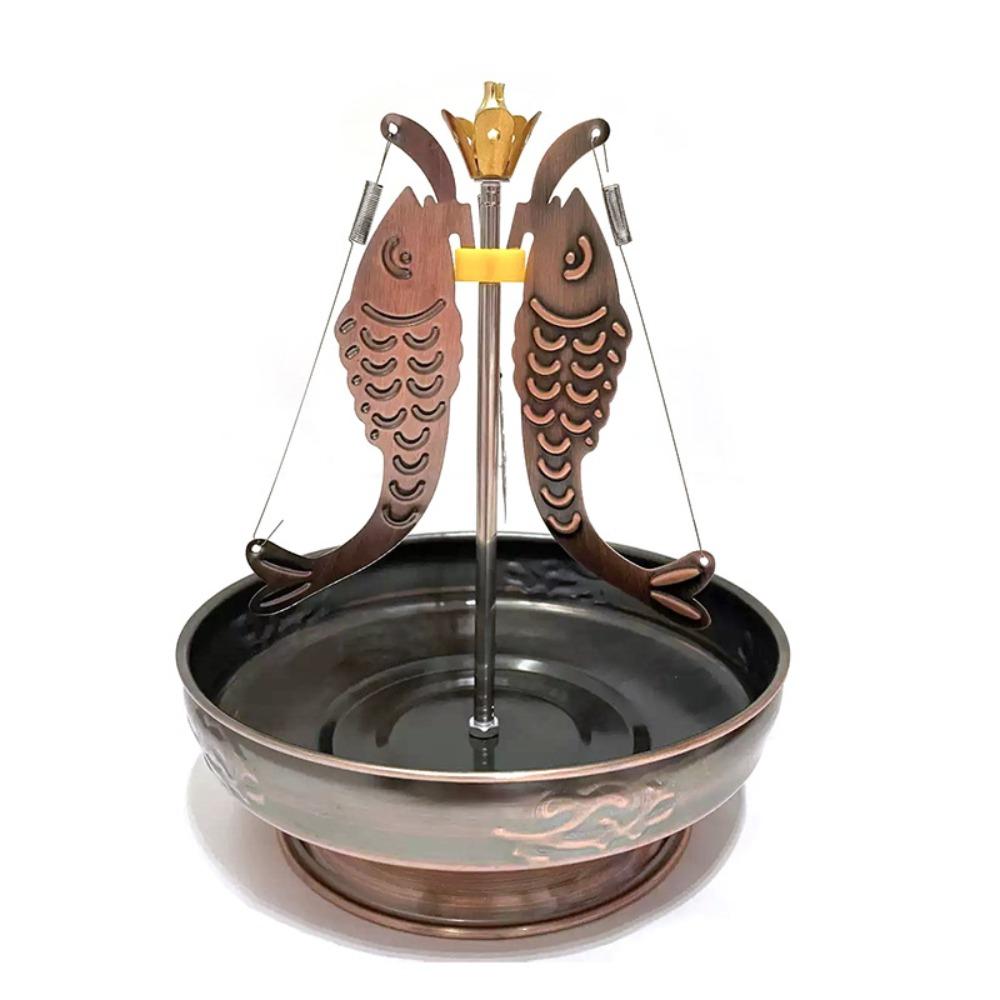 Handcrafted Incense Tray Holder Adjustable Center Rod Mosquito Coil Tray Stand  Home Desktop
