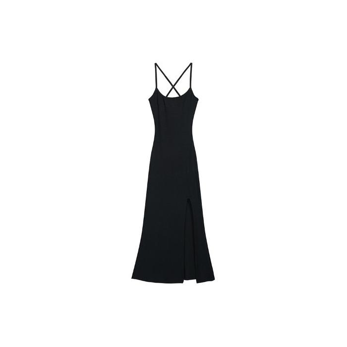European and American style hip-wrapped dress female Spice Girl sexy backless 2026 summer new medium and long dress slim suspender skirt female
