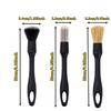 3pcs Cleaning Brush Car Air Conditioning Vent Clean Crevice Sweep Dust Duster Car Interior with Brush Car Wash Tool Set
