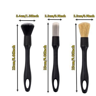 3pcs Cleaning Brush Car Air Conditioning Vent Clean Crevice Sweep Dust Duster Car Interior with Brush Car Wash Tool Set
