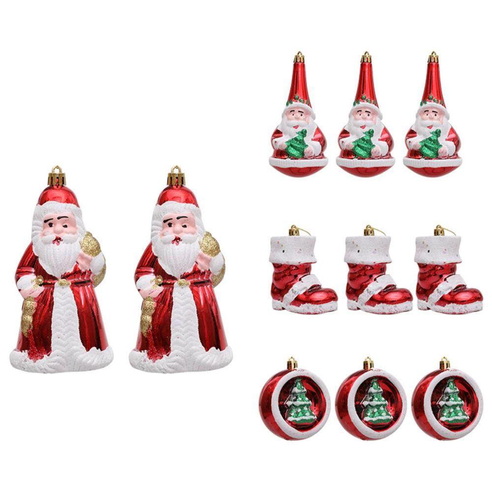 

Delicate Santa Claus Hanging Ornaments Waterproof Christmas Tree Decoration Pendant Xmas Style 4