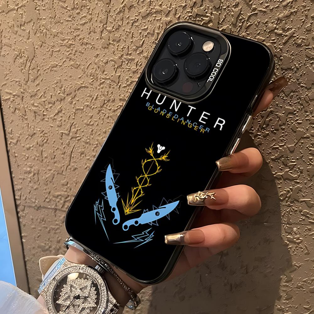 Destiny 2 Game Phone Case For 17 Air IPhone 16 Pro Max 15 14 Plus 12 13 X XS Max 11 Colorful Silver Cover