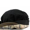 Autumn Winter Velvet Warm Cap Men Octagonal Cap British Vintage Plaid Cap Newsboy Cap