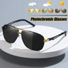 Photochromic Polarized Sunglasses Outdoor Color Changing Chameleon Day And Night Vision Uv400 Fishing Driving Sun Shades Glasses