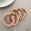 Elastico per Capelli a Scrunchie in Lussuosa Pelle Nera - Elastico Durevole per Capelli da Donna
