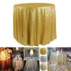 Elegant And Shimmering Sequin Tablecloth 48'' Round For Wedding And Dining Tables