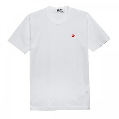 Comme DeS GarconS P1T304 2 Ax T304 051 2 Play Play Small Red Heart Waffen Men S Short Sleeve Tee