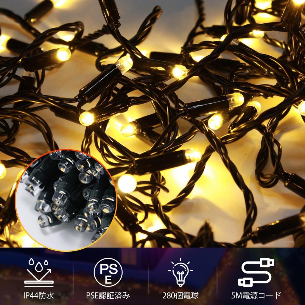 New LED Christmas Decoration String Christmas Tree 8 Lighting Memory Perfect for New Indoor and Outdoor Use [2024 Model] Lights, Lights, Patterns,