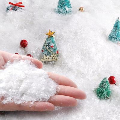 20/100g 3D Snowflake Decoration Artificial Snow Powder Artificial Snowflake Decor  Christmas Party