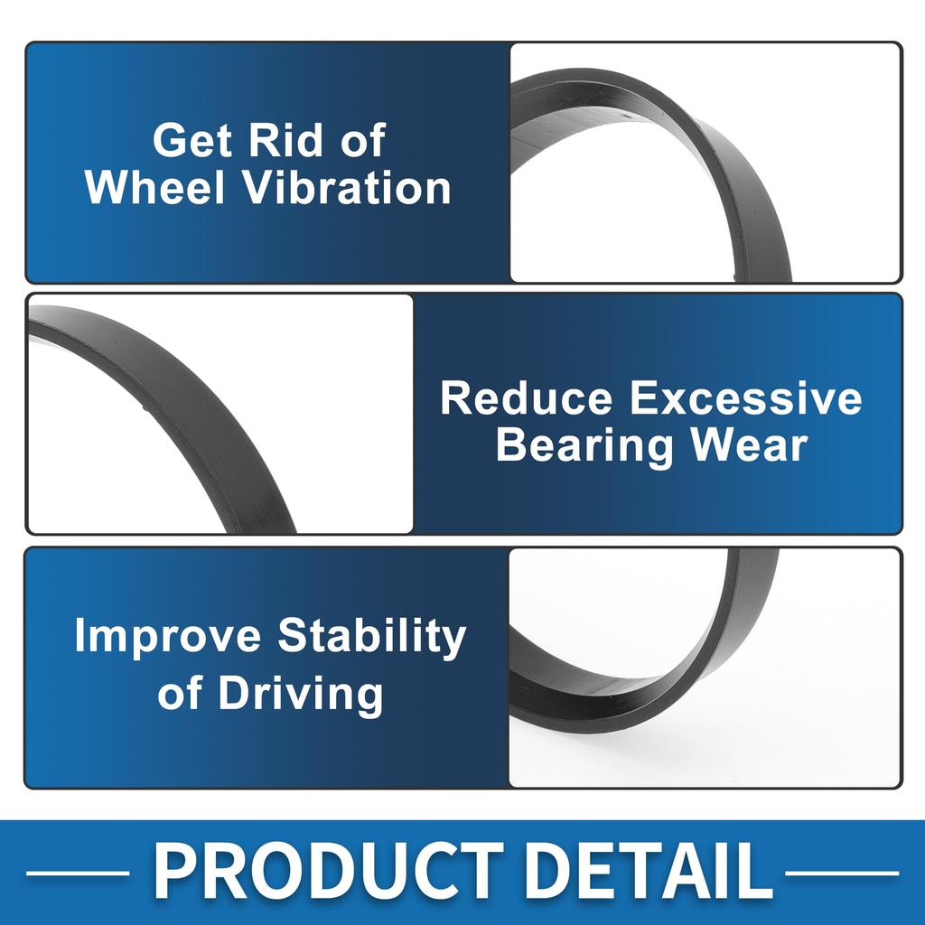 A ABSOPRO 60.1mm to 56.6mm Car Wheel Hub Centric Ring