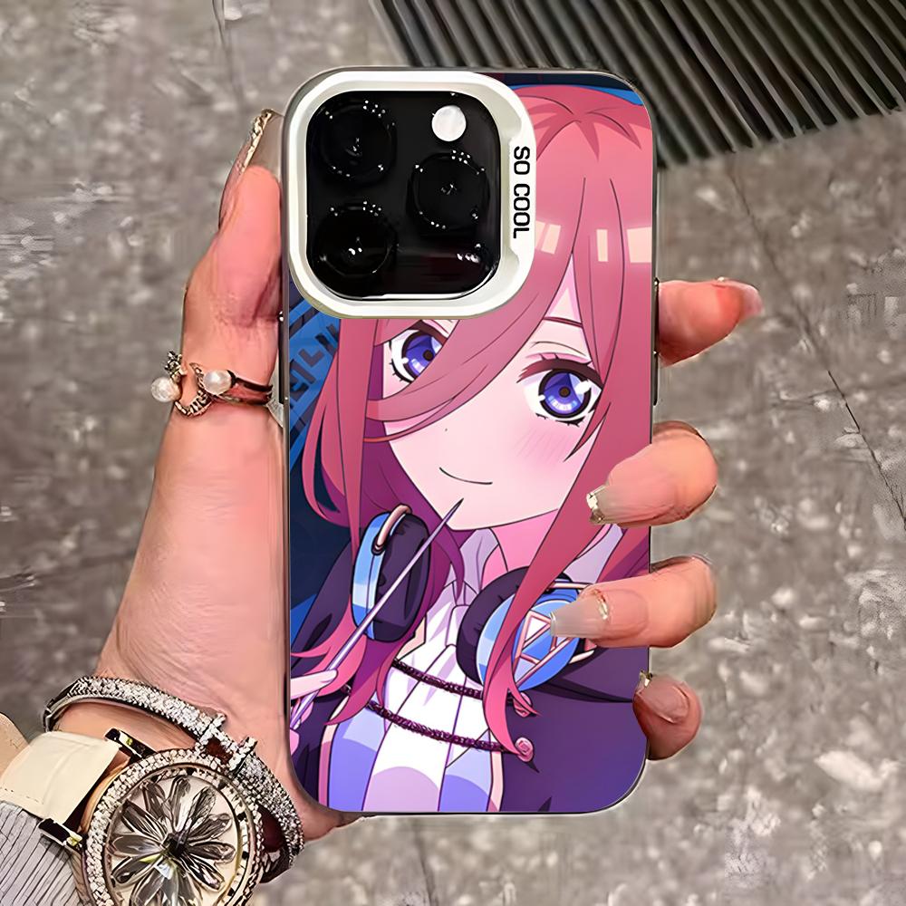 

Anime The Quintessential Quintuplets Phone Case For IPhone 17 Pro Max 16 15 14 13 11 12 Mini Xs Xr 8 Plus Se Color Silver Cover iPhone 16