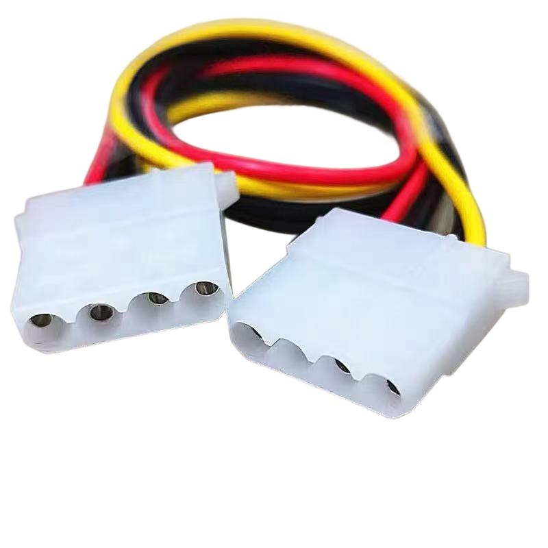 

IDE 4PIN Molex Power Cable Big 4Pin Female to 4 Pin Female Convert Adpater Extend Wire for PC Hard Drive Optical Drive Cord 0.2M