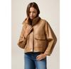 Oltre Over Fit Faux Leather Jacket
