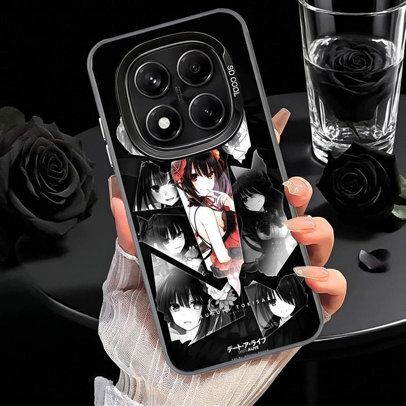 Date A Live Tokisaki Kurumi Soft Phone Case for Xiaomi Redmi Note 13 14 15 Pro Plus 12S 12 11S 11 11T 10S 10 Shockproof Cover Ba