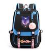 Sailor Moon Cute Anime Printed Student School Bag USB Interface Large Capacity Canvas Bag Computer Bag