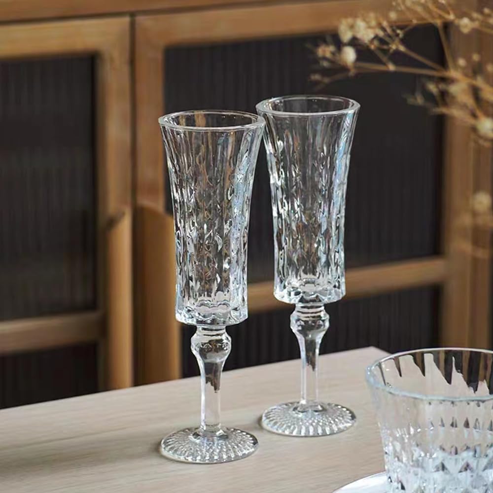 Set di 6 Bicchierini da Shot con Gambo da 120 ml - Bicchieri Durevoli per Liquori, Tequila, Distillati, Alcolici e Shot di Caffè Espresso - Perfetti per Bar