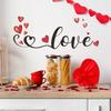Valentine's Day Bedroom Living Room Entrance Hall Home Background Beautification Wall Stickers