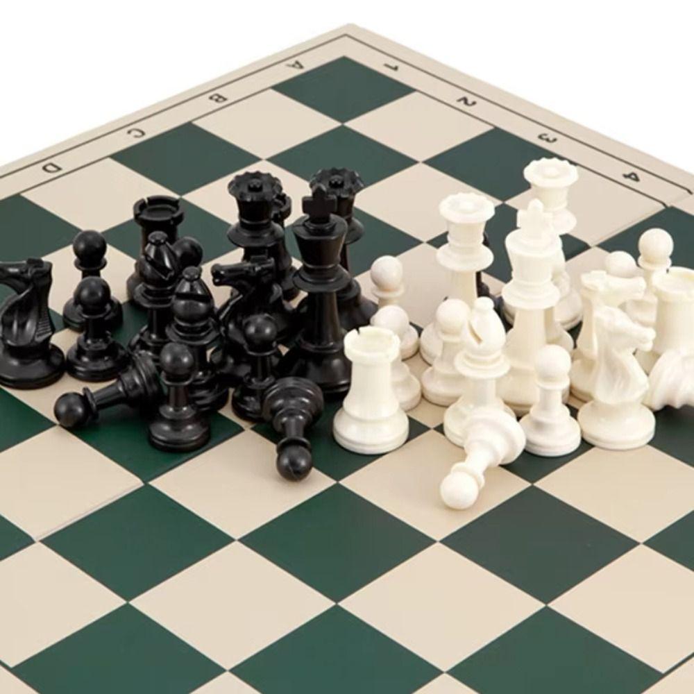 36/42/51cm Chessboard Medieval Chess Set Resin Travel Chess Pieces Set  Desktop