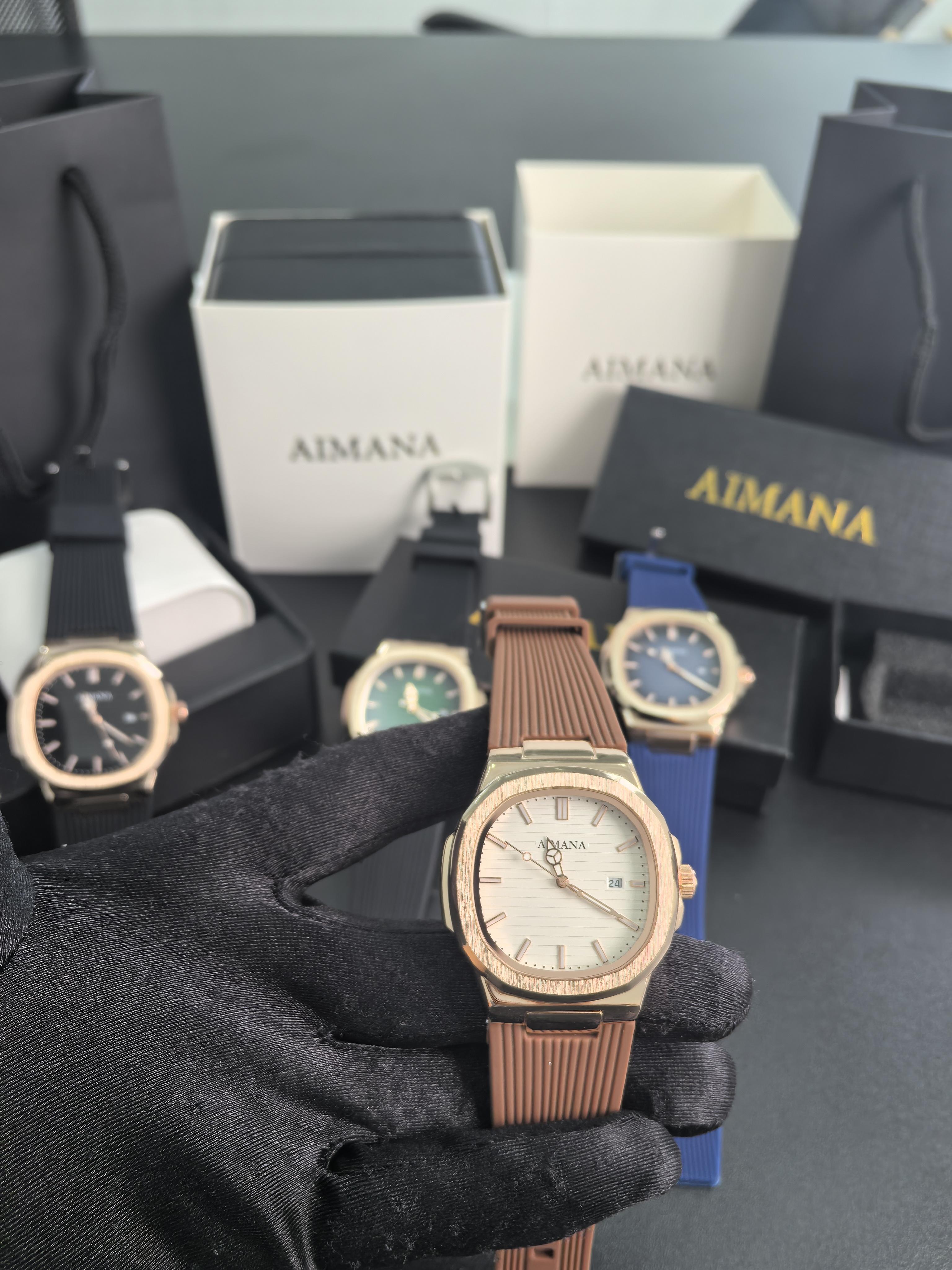 

Rose Gold Watch Unisex Silicone Band Fashionable Timepiece for Men And Women Yes