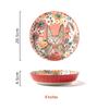 1pc Hand-painted Cute Rabbit and Plate Underglaze Ceramic Household Soup Commercial Noodle Bowl Tableware