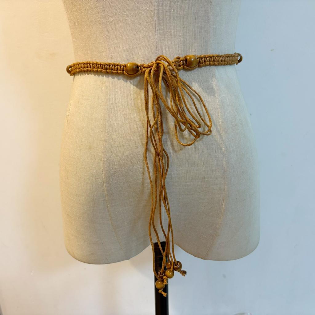 Böhmische geflochtene Taillenkette für Damen Herren Weicher Nylon Körperschmuck Perfekt für Festivals Strandoutfits