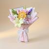 Chenille Flower Bouquet Ready to Gift Decor Pastel for Desk, Classroom, Teachers
