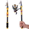 SOUGAYILANG Fishing Rod Reel Combos, Collapsible Telescopic Fishing Pole with 13+1BB Spinning Reel