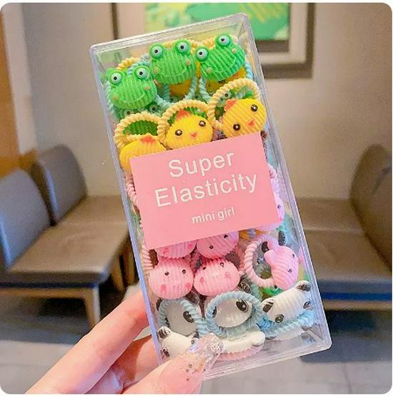 Child-Friendly Baby Hair Tie - Small, High Elasticity Rubber Band for Little Girls