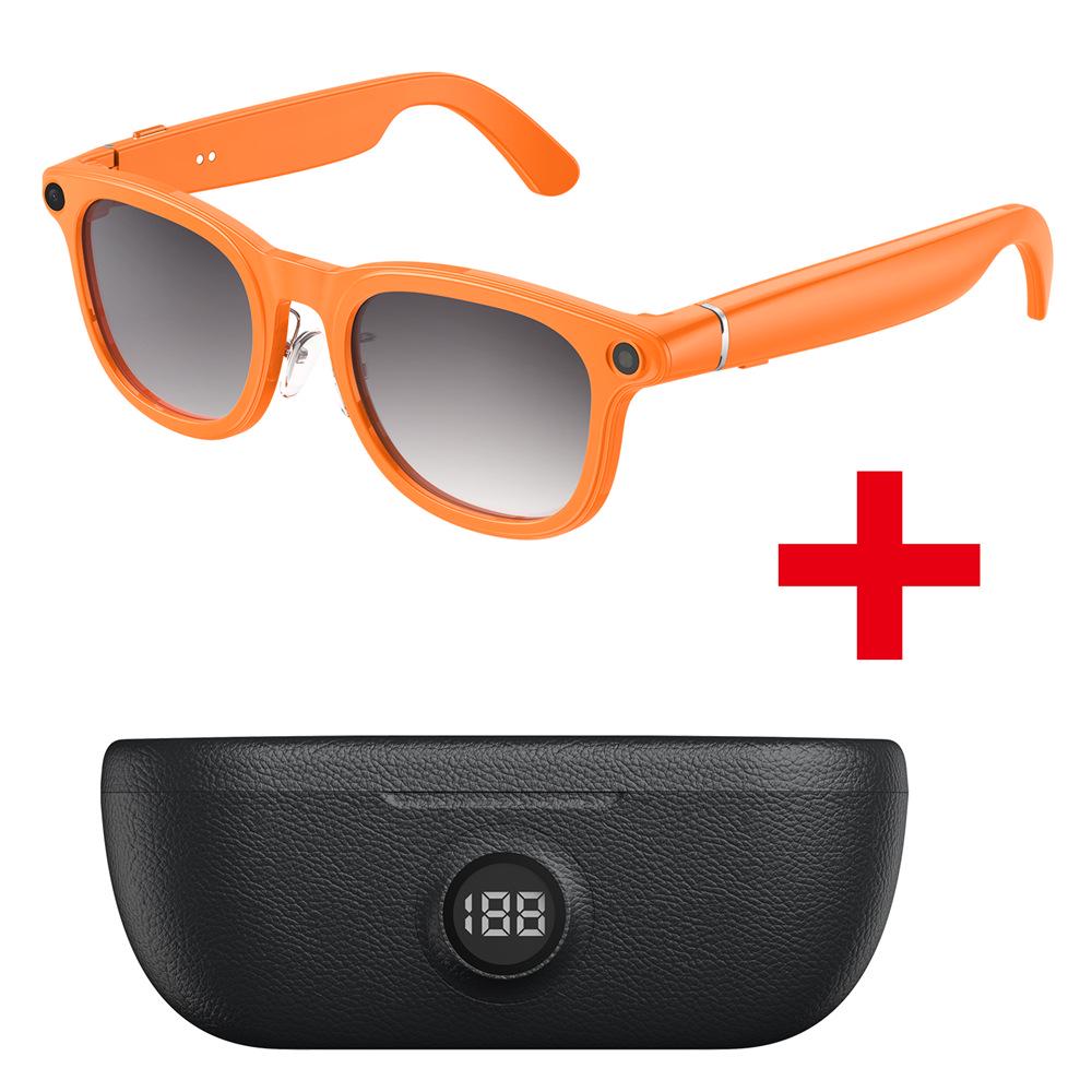 X01 Smart Glasses: 8MP Camera, 6-Axis Gyro, Image Stabilization, 1200P Video, AI Translation, Charging Case