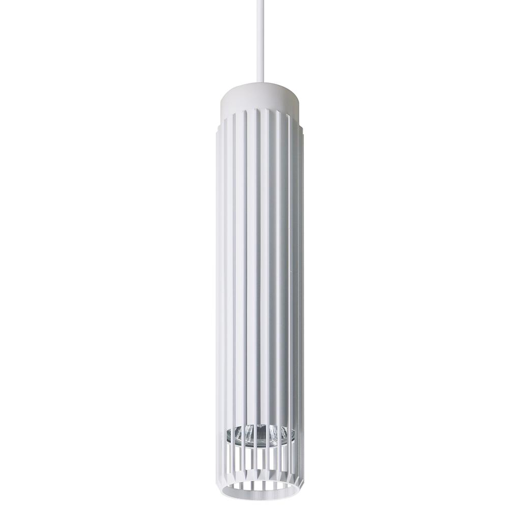 Lampa Wisząca Vertical 1 Gu10 Biały Alu Milagro Ml0308