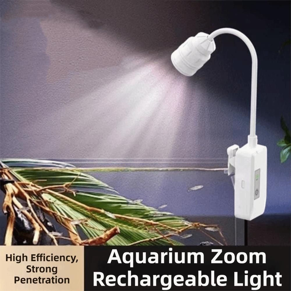 Adjustable Zoom Fish Tank Clip Lamp USB Power Aquarium Plant Light LED Aquarium Light Aquarium