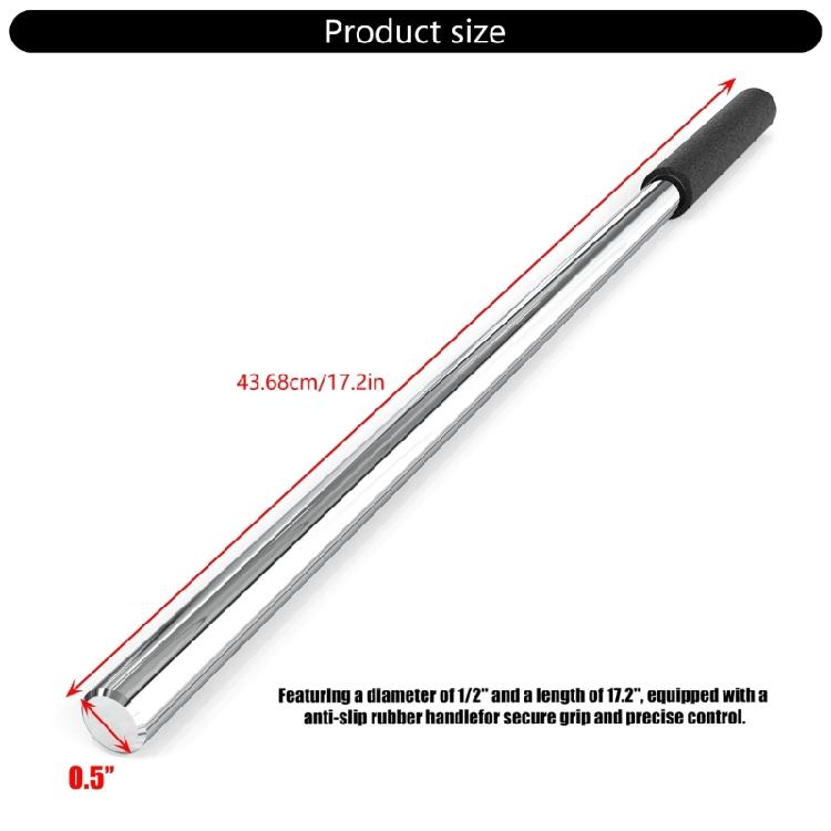 Heavy Duty 2Pcs Garage Door Torsion Spring Winding Bar High Strength Steel Suitable for Easy DIY Repair Safe Adjustments